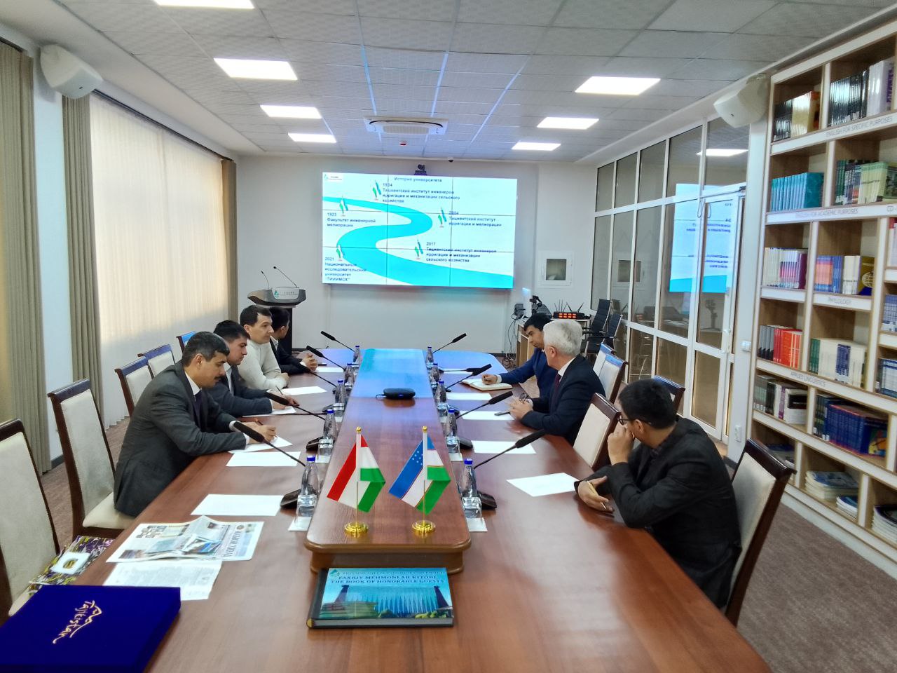 Strengthening the cooperation of the Tajik State University of Law, Business, and Politics with the Republic of Uzbekistan