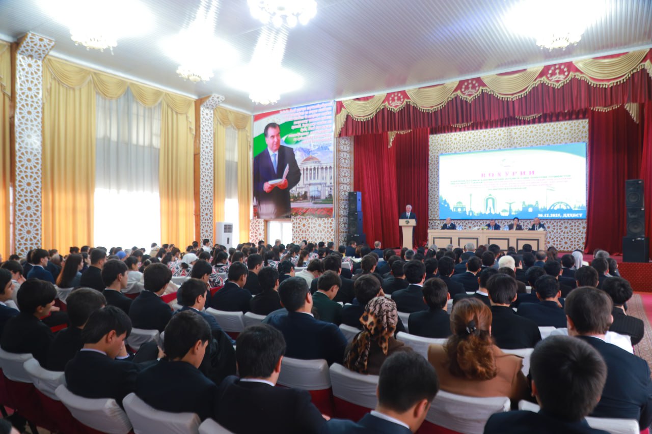 Meeting of Deputies of Majlisi Namoyandagon of Majlisi Oli of the Republic of Tajikistan with Faculty Members and Students of TSULBP   